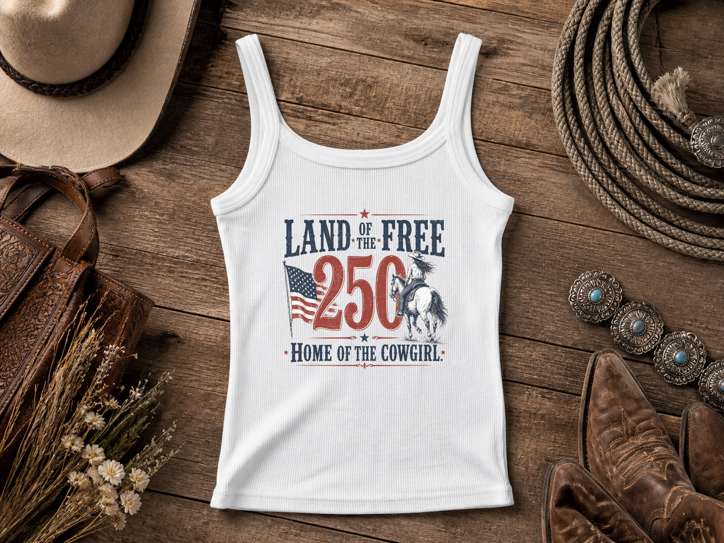 America 250th Anniversary | Cowgirl Shirt, Rodeo T-Shirt, Cowgirl T-shirt Country Concert Tee, Western Graphic Tee For Women, Western T-shirt, Western T-shirt | Bella Canvas