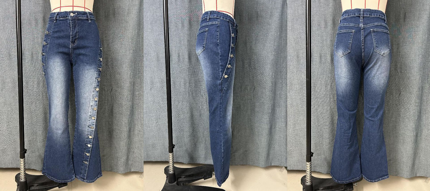 Bluebell Sunset Jeans | Western Slim-fit Blue Jeans - Cowgirls and Dreams