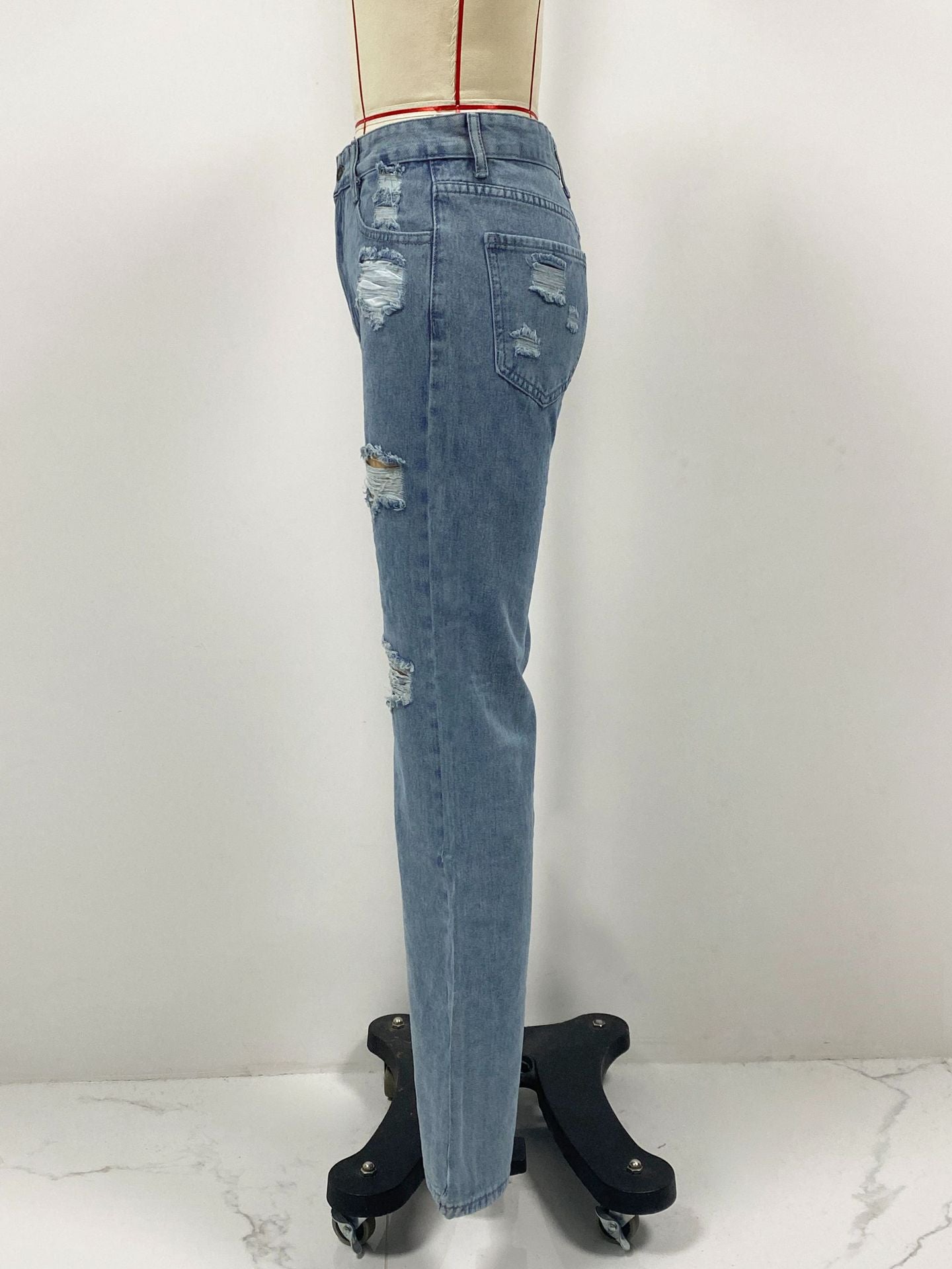 Wild Honey Jeans - Ladies High Waist Ripped Stretch Split Jeans - Cowgirls and Dreams
