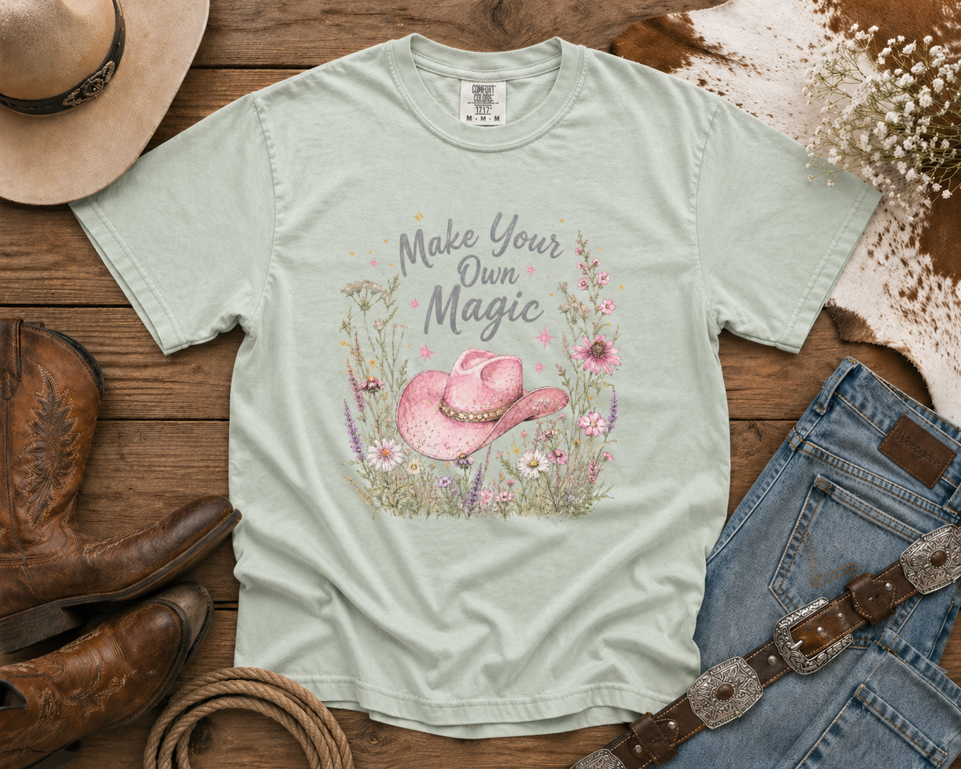Make Your Own Magic | Western Tee | Comfort Colors Country Tee | Vintage Country Shirt | Rodeo Shirt