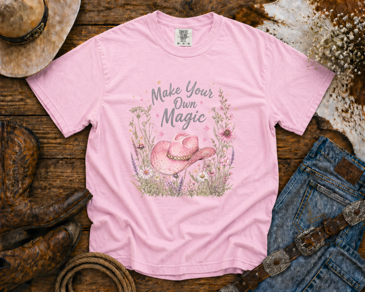 Make Your Own Magic | Western Tee | Comfort Colors Country Tee | Vintage Country Shirt | Rodeo Shirt