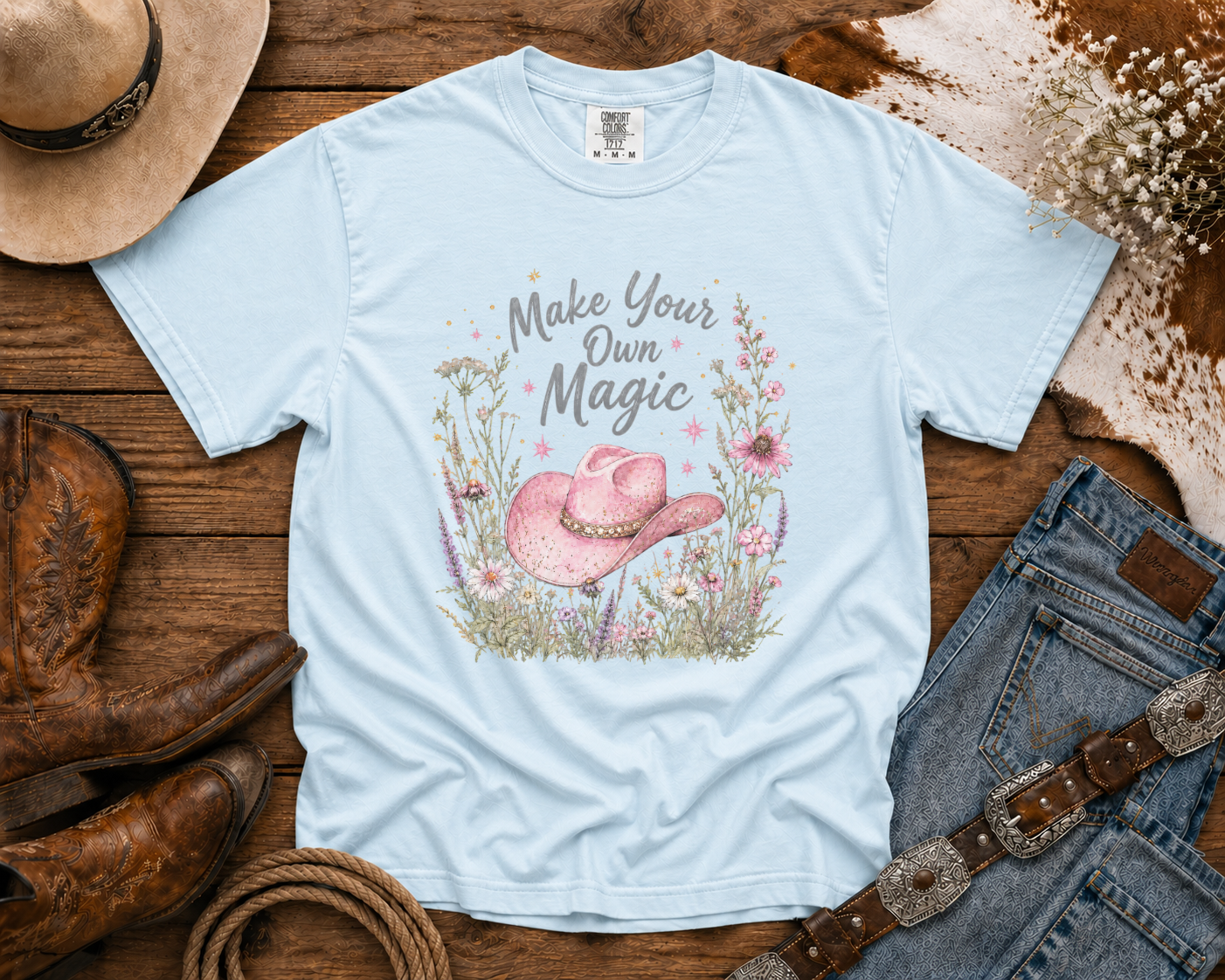 Make Your Own Magic | Western Tee | Comfort Colors Country Tee | Vintage Country Shirt | Rodeo Shirt