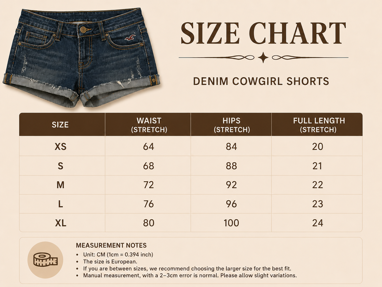 Rodeo Sweetheart Low-Rise Stretch Denim Shorts - Cowgirls and Dreams