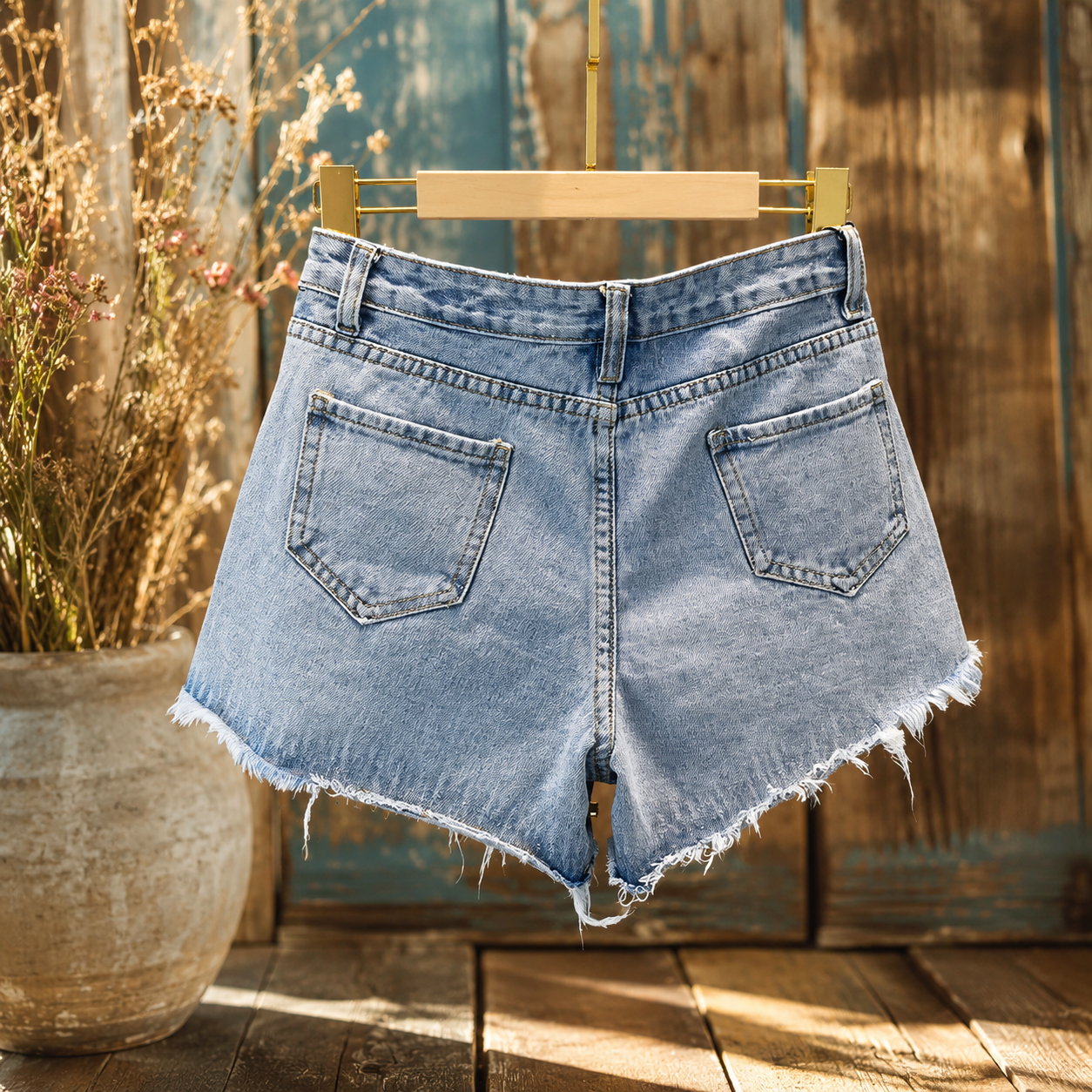 Diamond Dust Women's Denim Shorts Exquisite Rhinestone - Cowgirls and Dreams