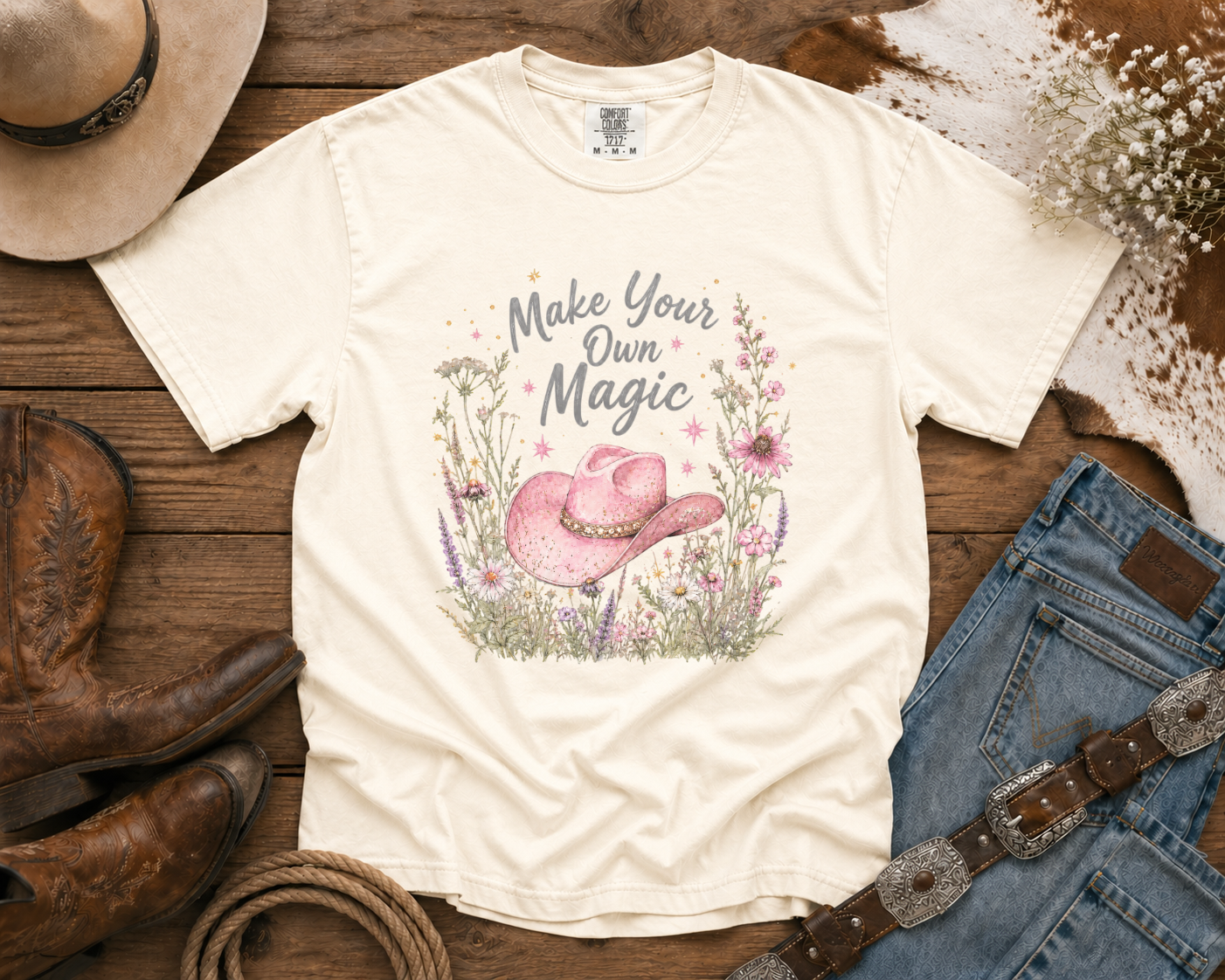 Make Your Own Magic | Western Tee | Comfort Colors Country Tee | Vintage Country Shirt | Rodeo Shirt