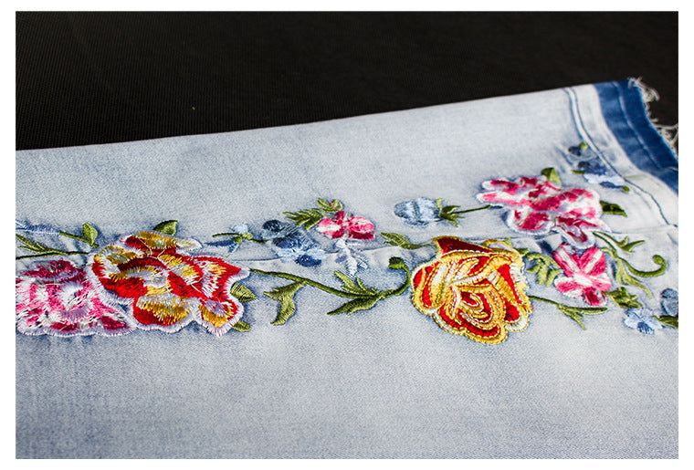 Dusty Rose Jeans - Flared Jeans For Women With Intricate 3D Embroidery | Western Jeans - Cowgirls and Dreams