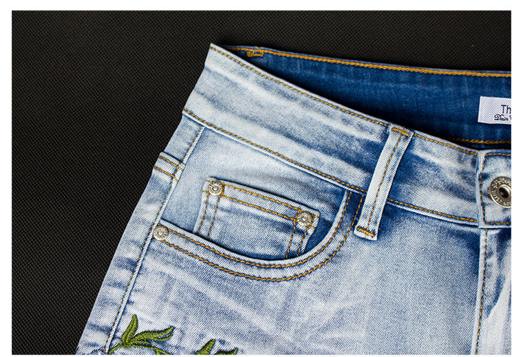 Dusty Rose Jeans - Flared Jeans For Women With Intricate 3D Embroidery | Western Jeans - Cowgirls and Dreams