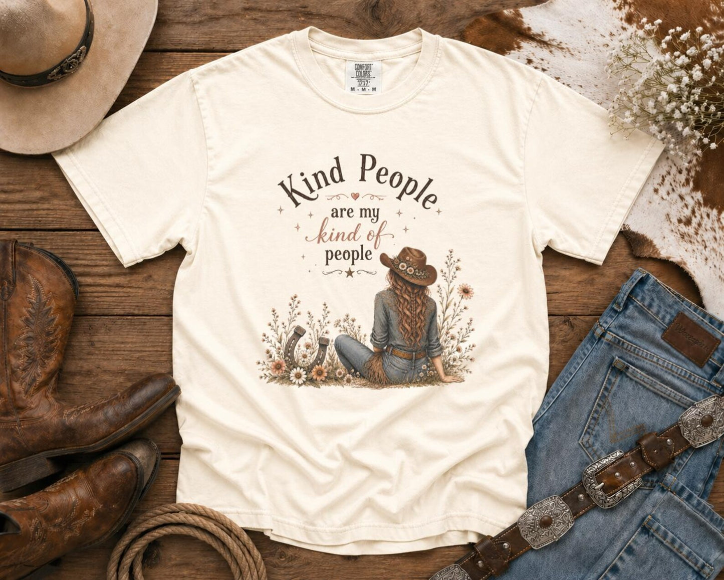 Kind People Are My Kind of People - Western TShirt, Country TShirt, Rodeo Shirt