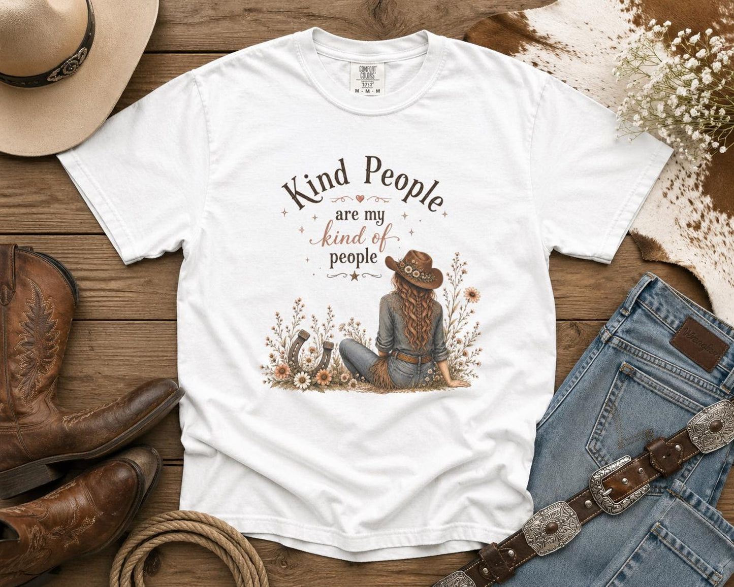 Kind People Are My Kind of People - Western TShirt, Country TShirt, Rodeo Shirt