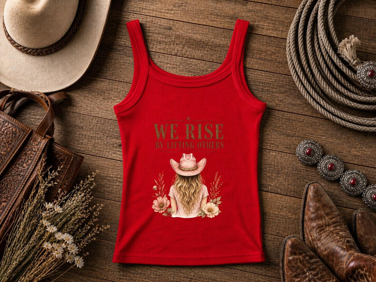 We Rise By Lifting Others - | Cowgirl Shirt, Rodeo T-Shirt, Cowgirl T-shirt Country Concert Tee, Western Graphic Tee For Women, Western T-shirt, Western T-shirt | Bella Canvas