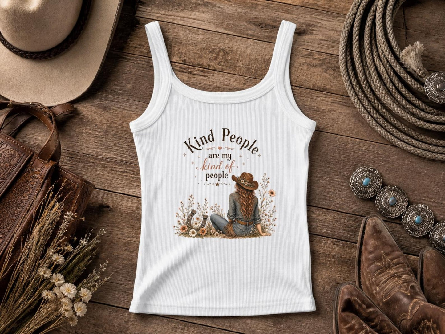 Kind People | Cowgirl Shirt, Rodeo T-Shirt, Cowgirl T-shirt Country Concert Tee, Western Graphic Tee For Women, Western T-shirt, Western T-shirt | Bella Canvas