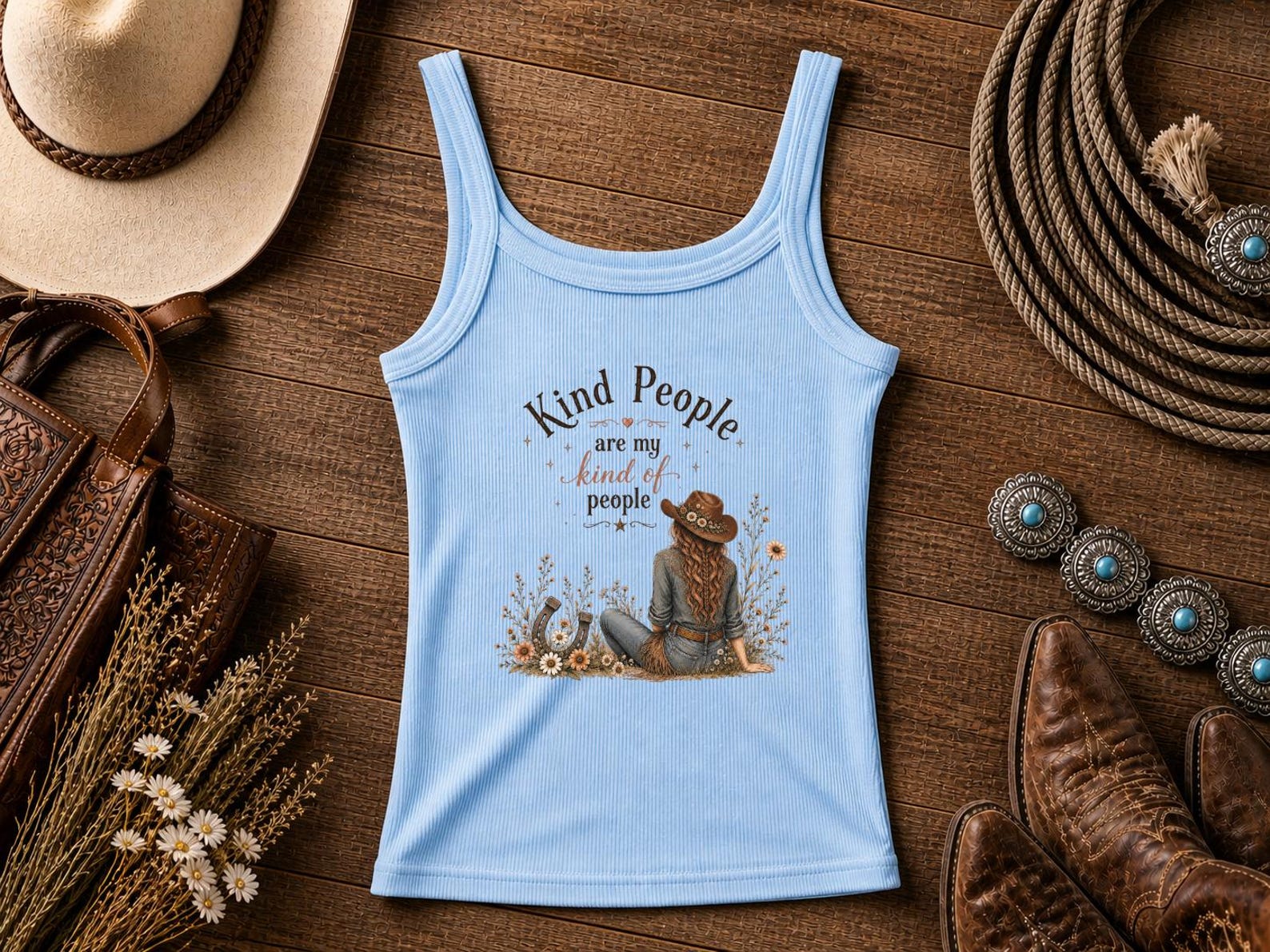 Kind People | Cowgirl Shirt, Rodeo T-Shirt, Cowgirl T-shirt Country Concert Tee, Western Graphic Tee For Women, Western T-shirt, Western T-shirt | Bella Canvas