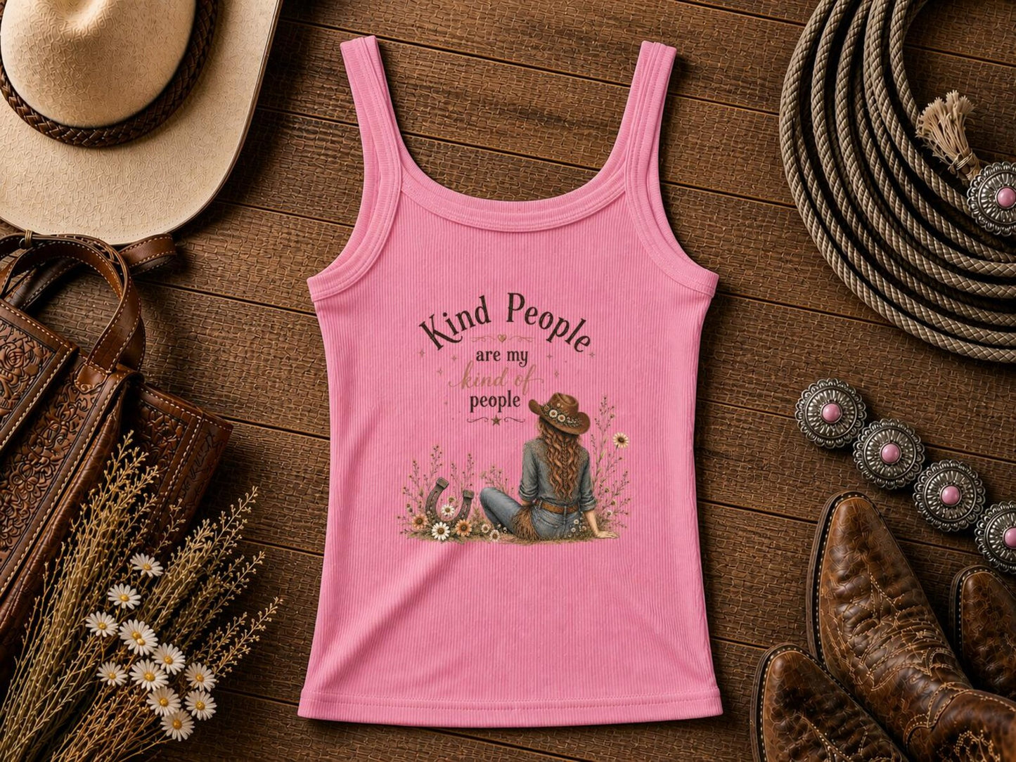 Kind People | Cowgirl Shirt, Rodeo T-Shirt, Cowgirl T-shirt Country Concert Tee, Western Graphic Tee For Women, Western T-shirt, Western T-shirt | Bella Canvas