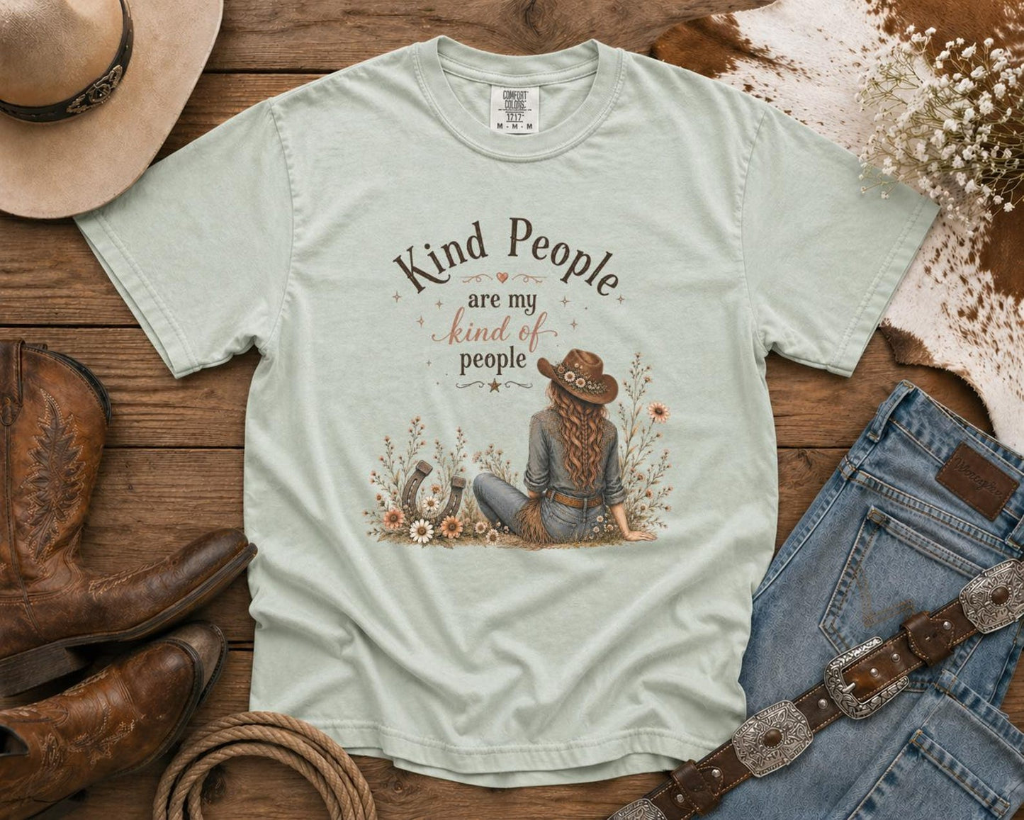 Kind People Are My Kind of People - Western TShirt, Country TShirt, Rodeo Shirt