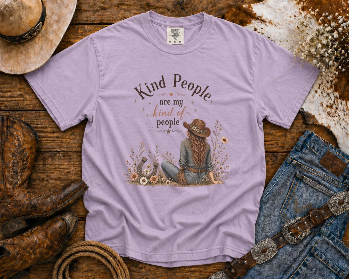 Kind People Are My Kind of People - Western TShirt, Country TShirt, Rodeo Shirt