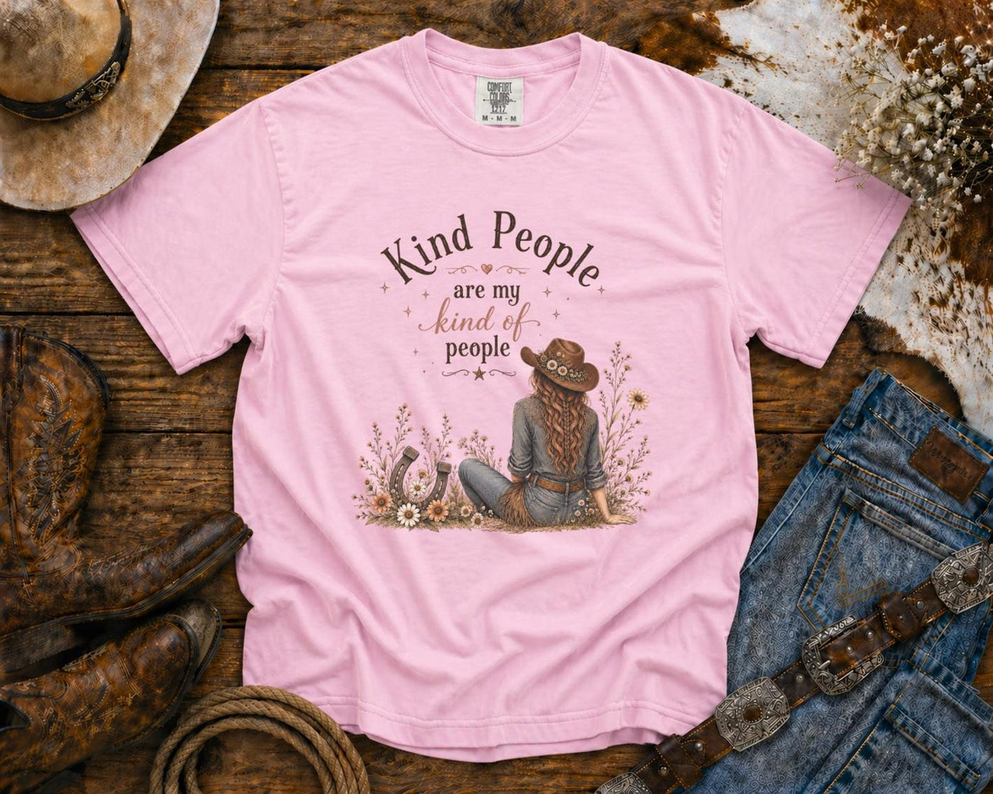Kind People Are My Kind of People - Western TShirt, Country TShirt, Rodeo Shirt