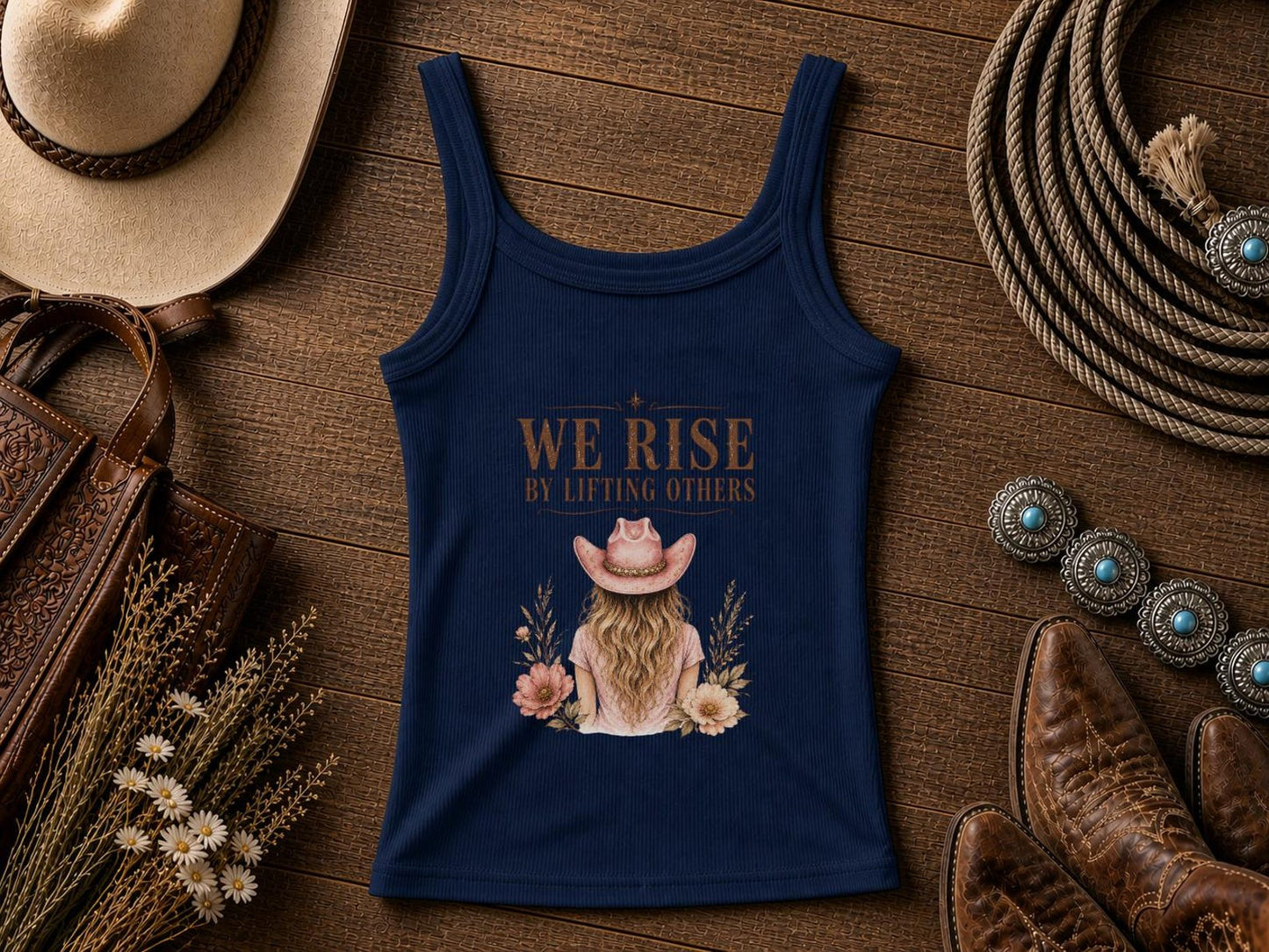We Rise By Lifting Others - | Cowgirl Shirt, Rodeo T-Shirt, Cowgirl T-shirt Country Concert Tee, Western Graphic Tee For Women, Western T-shirt, Western T-shirt | Bella Canvas
