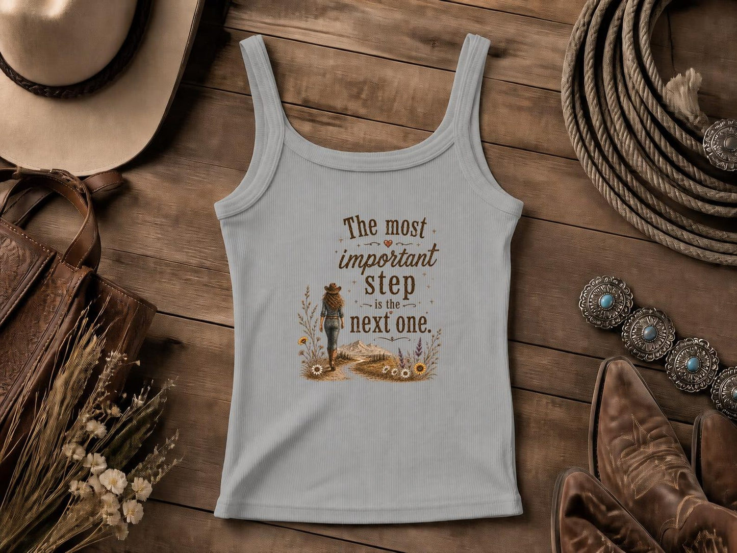 The Most Important Step - | Cowgirl Shirt, Rodeo T-Shirt, Cowgirl T-shirt Country Concert Tee, Western Graphic Tee For Women, Western T-shirt, Western T-shirt | Bella Canvas